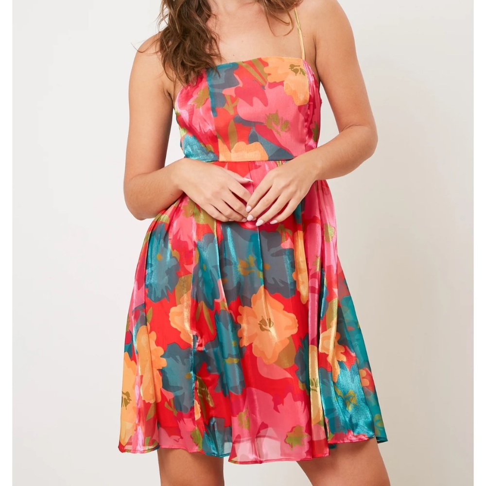 Pink blush maternity dress- size small